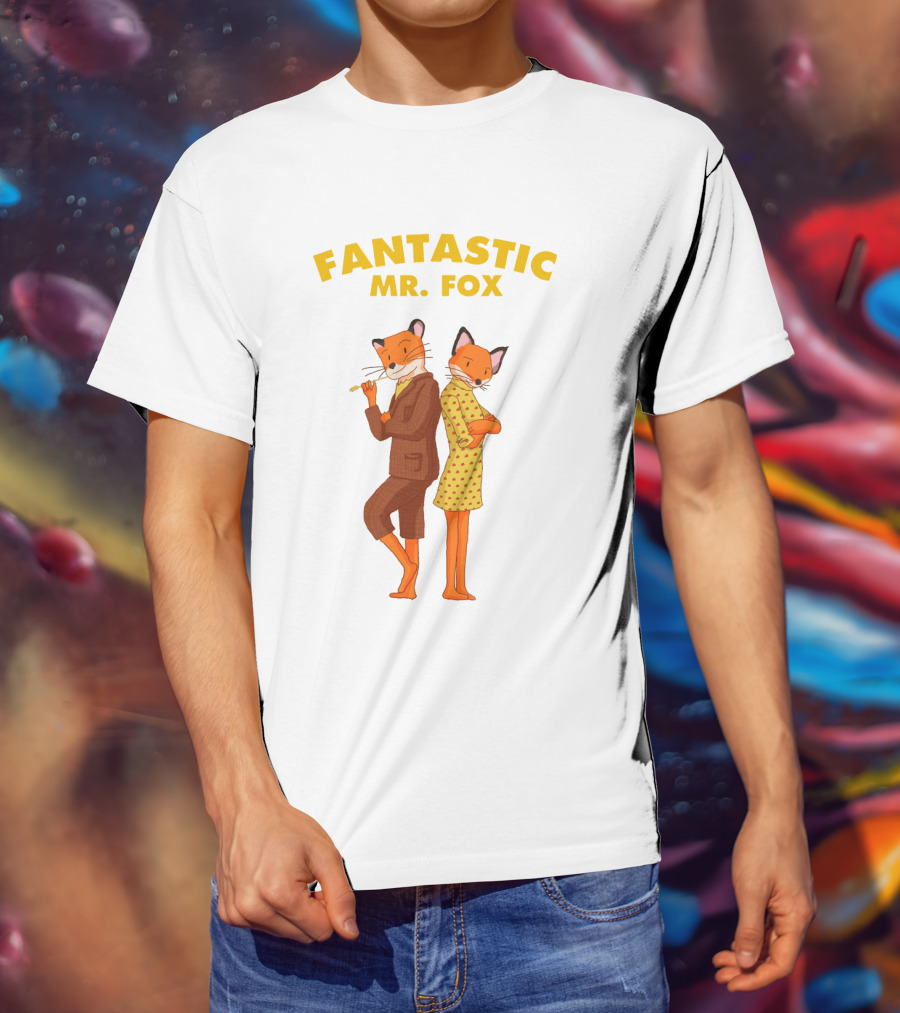 FANTASTIC MR. FOX Cartoon Characters T-Shirt