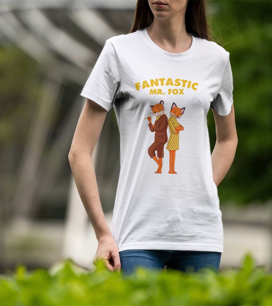 FANTASTIC MR. FOX Cartoon Characters T-Shirt