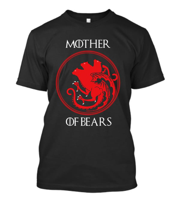 Mother Of Bears Three-Headed Serpent Emblem T-Shirt