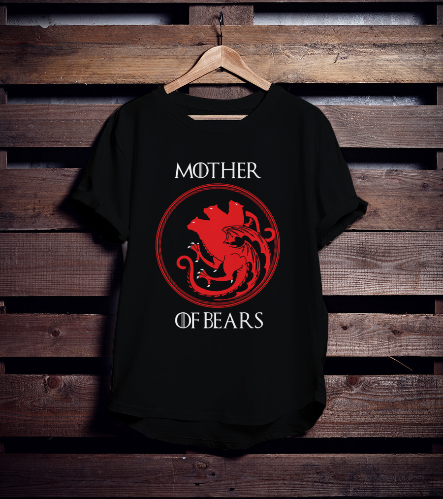 Mother Of Bears Three-Headed Serpent Emblem T-Shirt