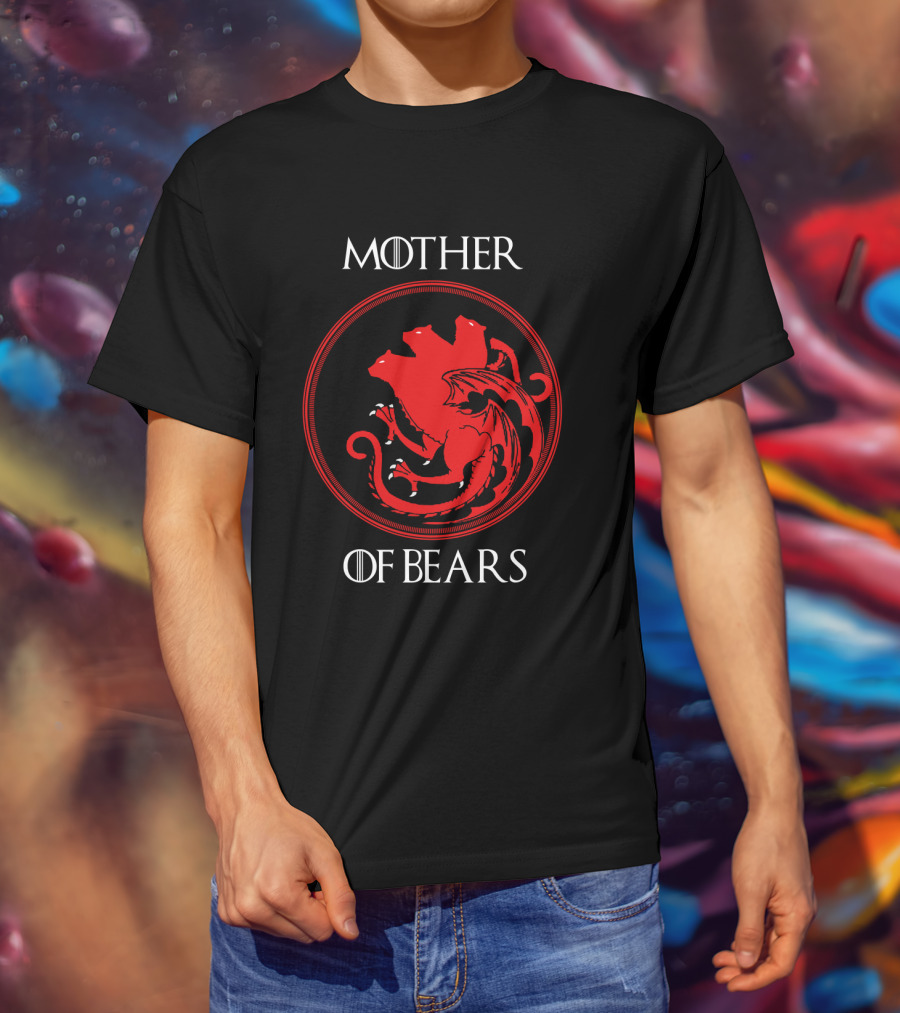 Mother Of Bears Three-Headed Serpent Emblem T-Shirt