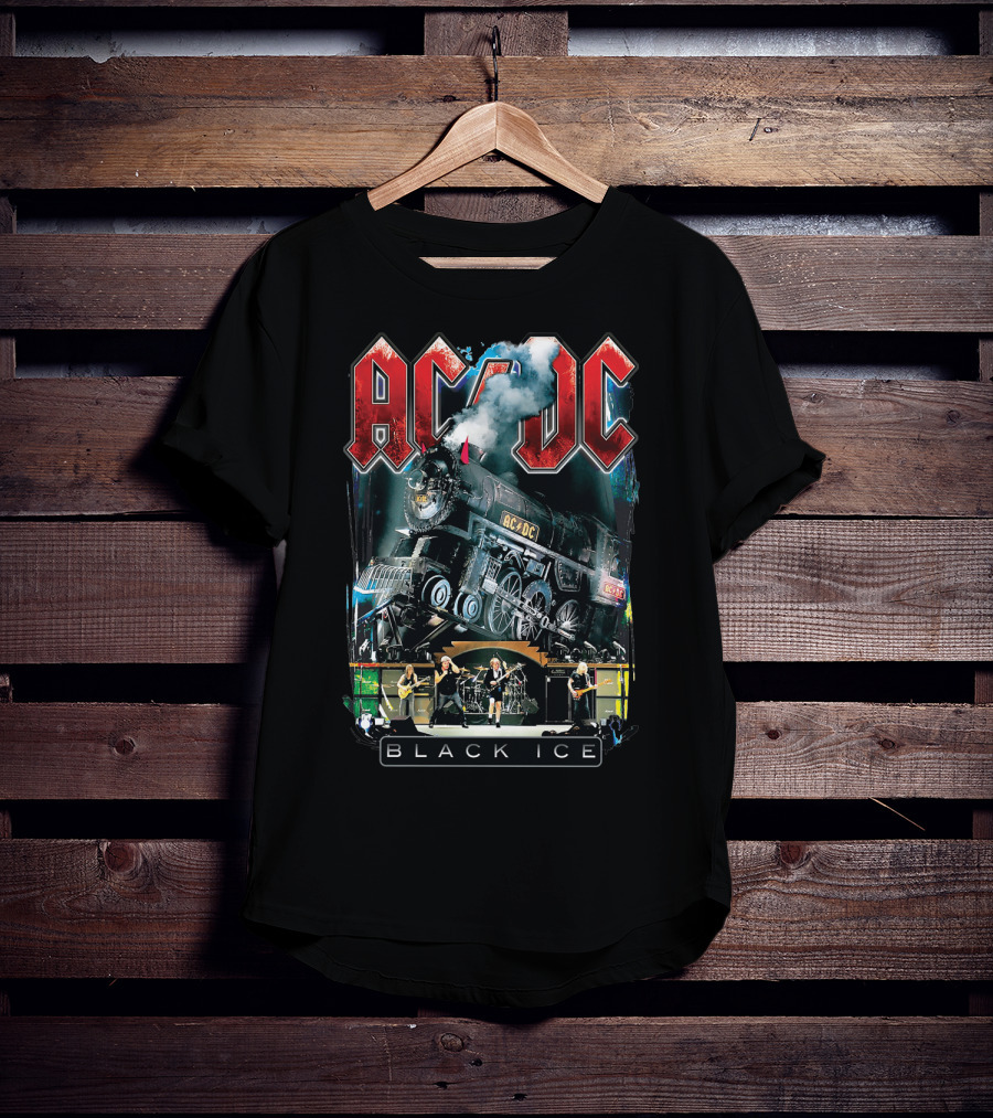 AC/DC Black Ice Train And Live Performance T-Shirt