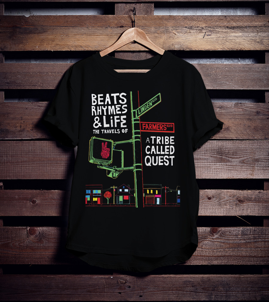 Beats Rhymes And Life The Travels Of A Tribe Called Quest Linden Blvd Farmers Blvd T-Shirt