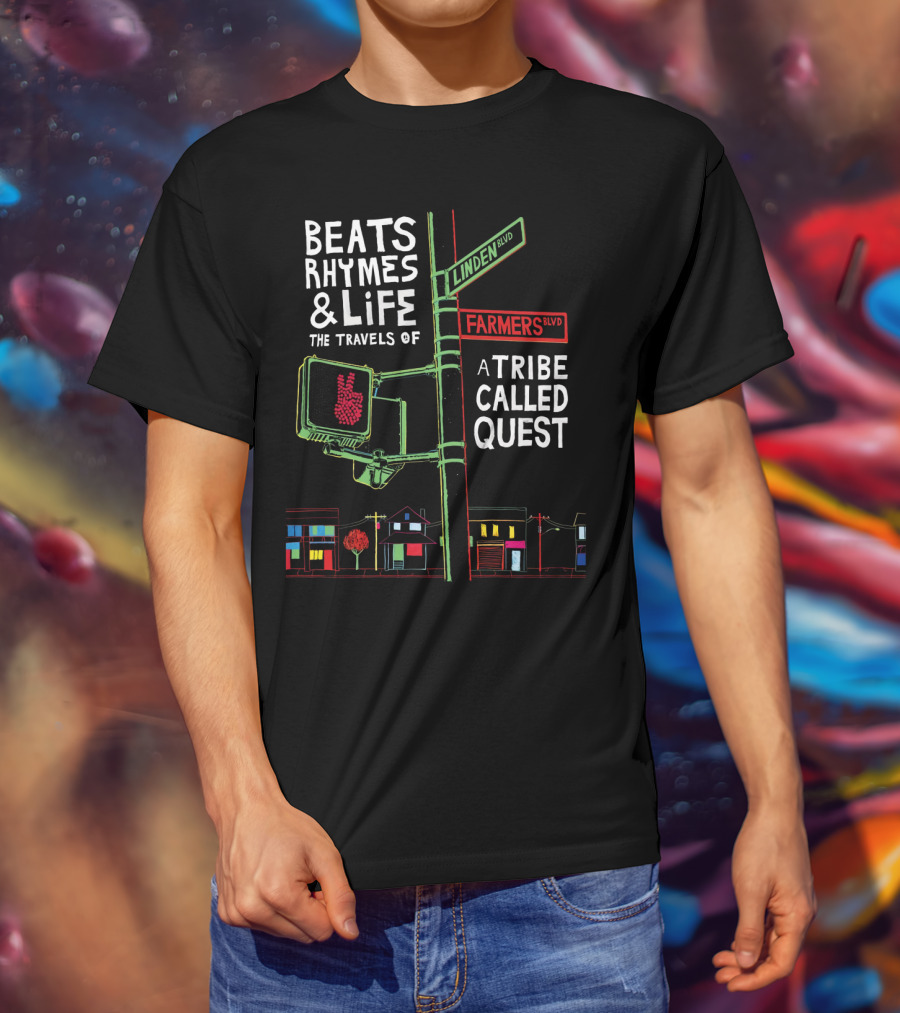 Beats Rhymes And Life The Travels Of A Tribe Called Quest Linden Blvd Farmers Blvd T-Shirt