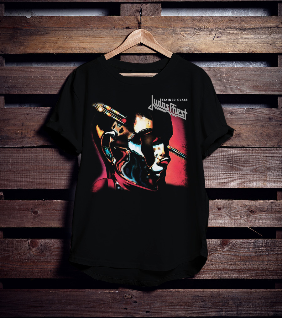 Judas Priest Stained Class Album Cover T-Shirt