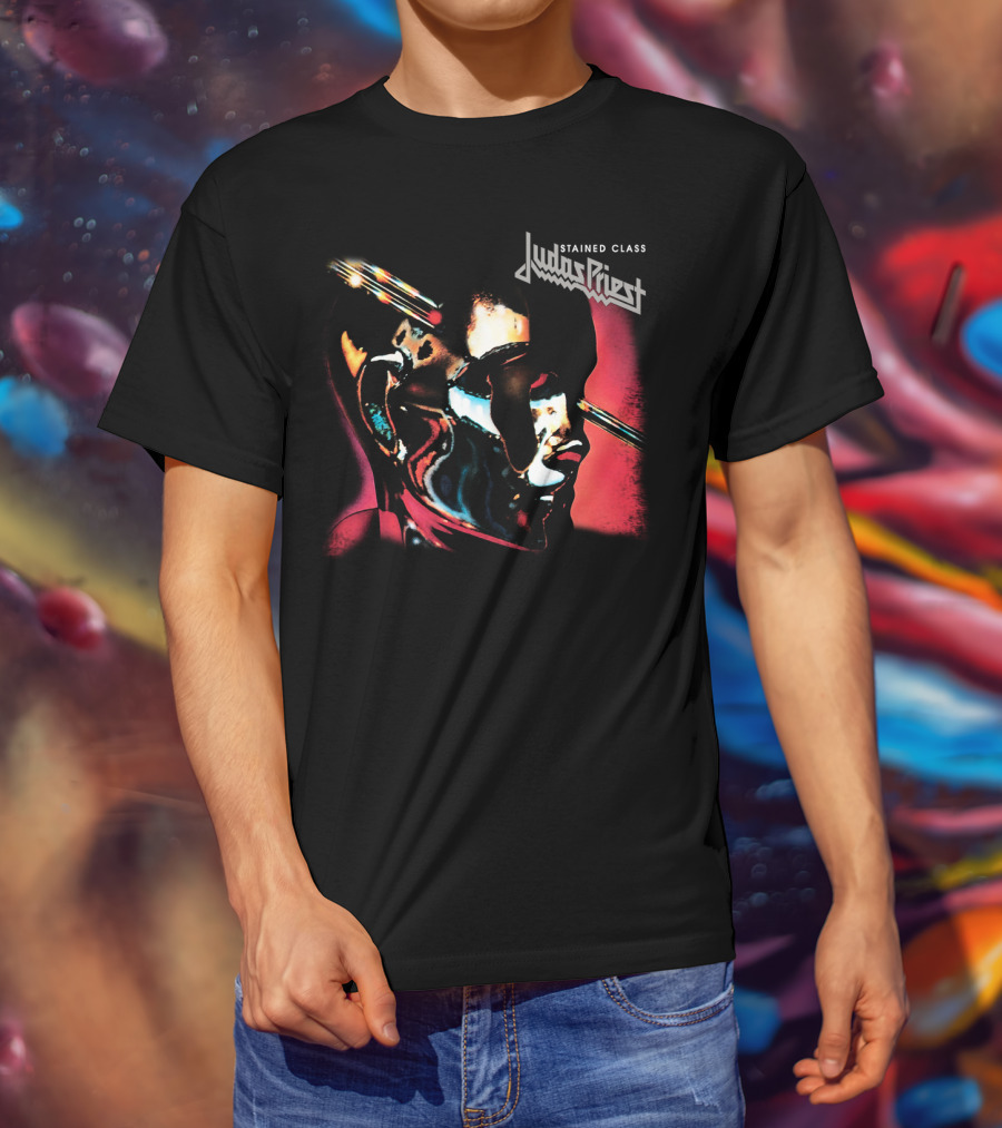 Judas Priest Stained Class Album Cover T-Shirt