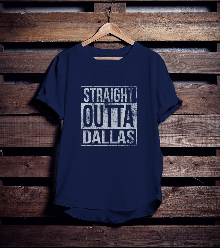 Straight Outta Dallas Retro Urban T-Shirt