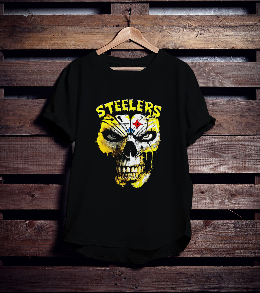 Steelers Skull Fan Icon T-Shirt
