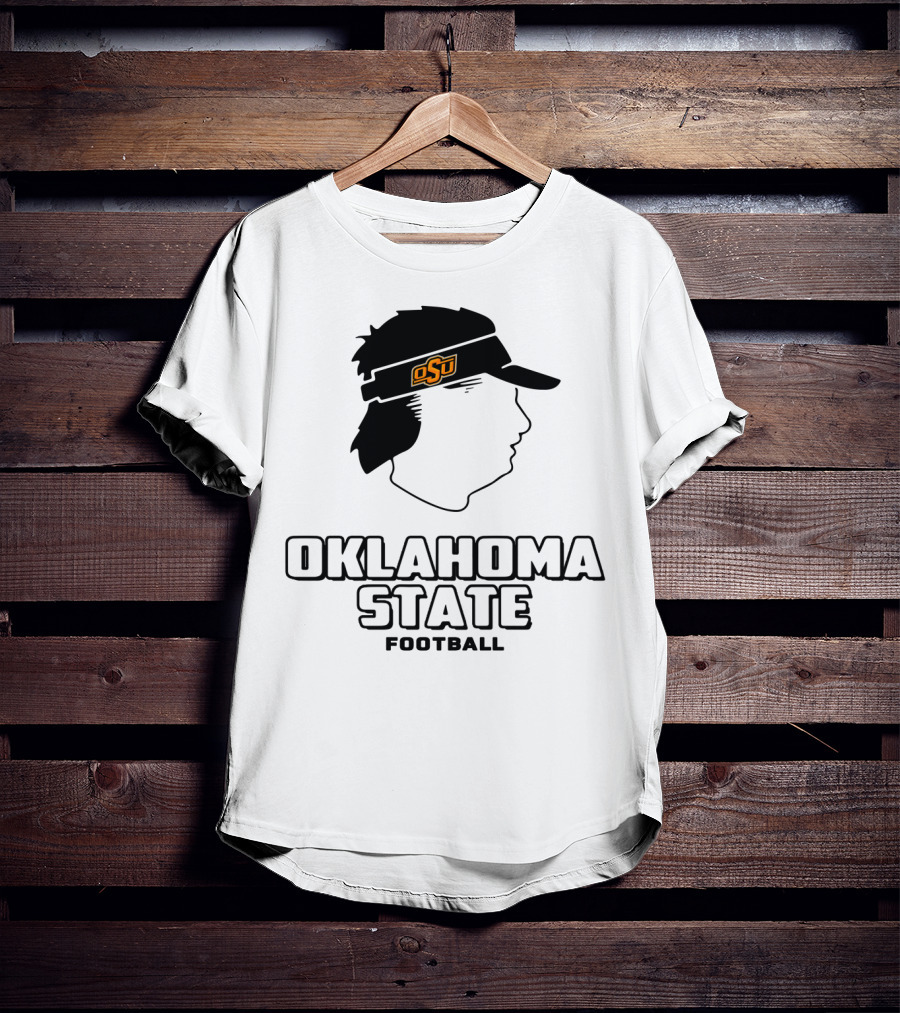 Oklahoma State OSU Head Visor Football T-Shirt