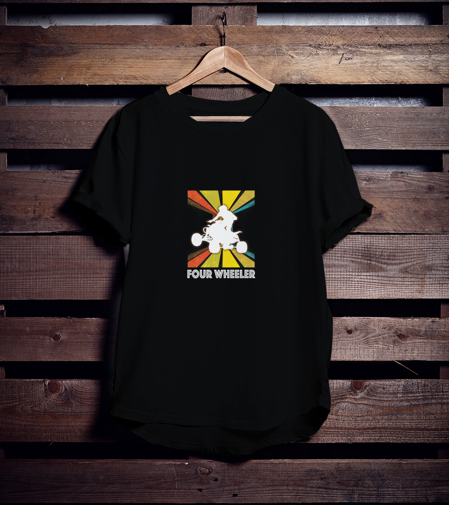 Vintage Dirt Bike Quad Retro Brap Four Wheeler T-Shirt