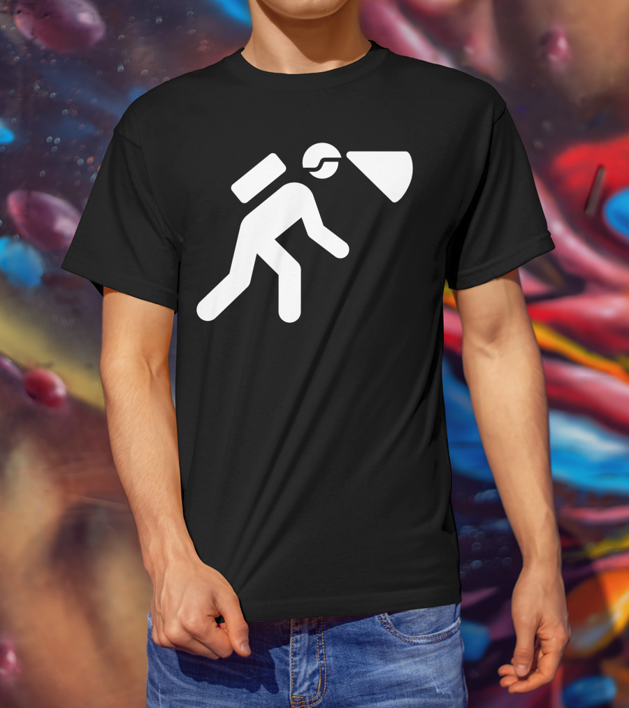 Minimalistic Spelunking Caving Adventure T-Shirt