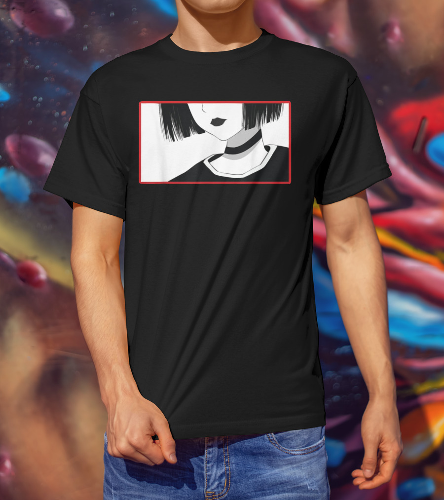 Aesthetic Soft Grunge Goth Anime Girl Gothic T-Shirt