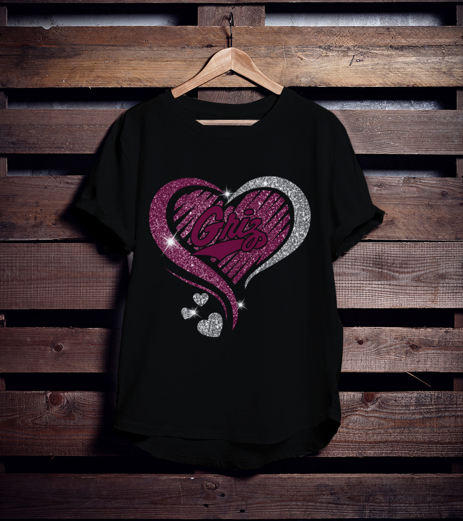Griz Sparkling Heart T-Shirt