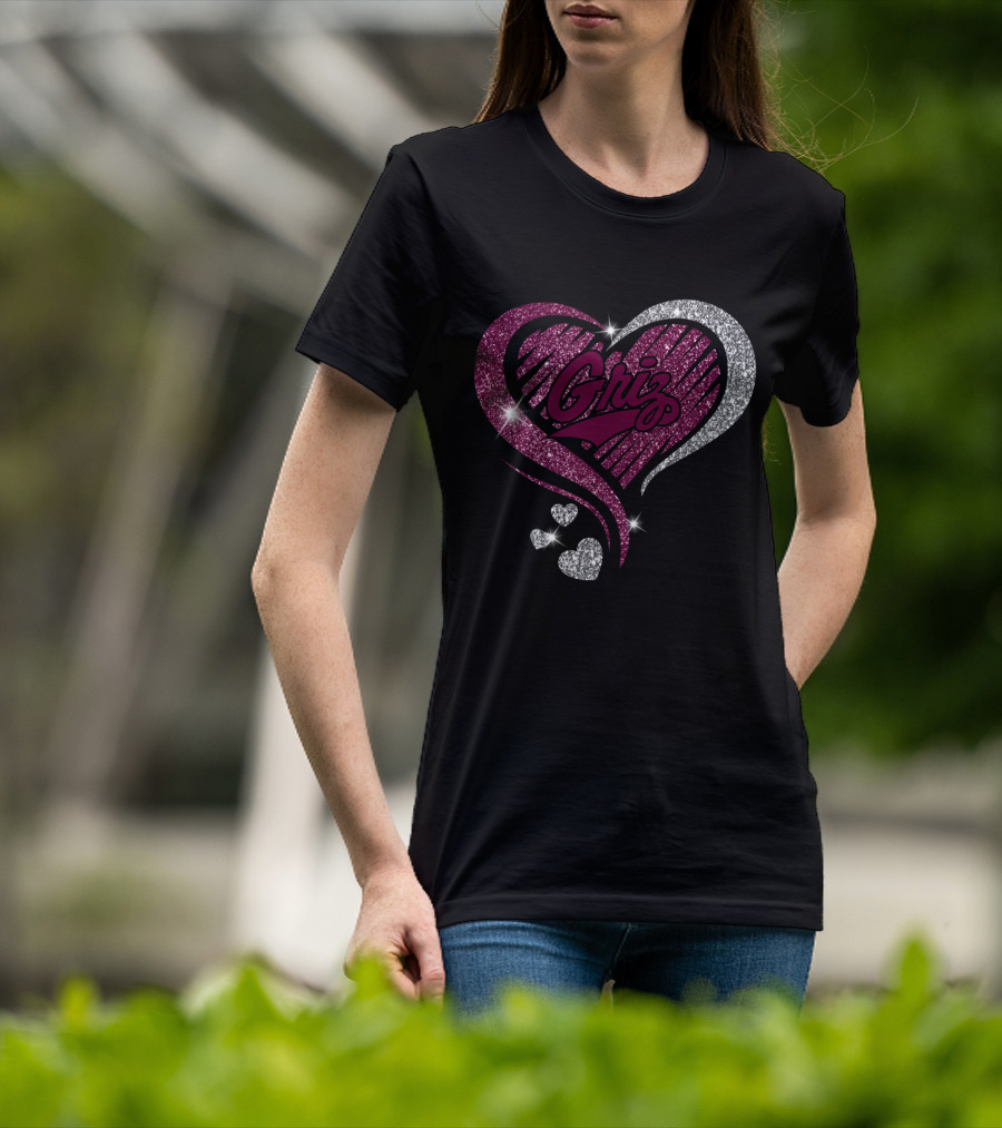 Griz Sparkling Heart T-Shirt