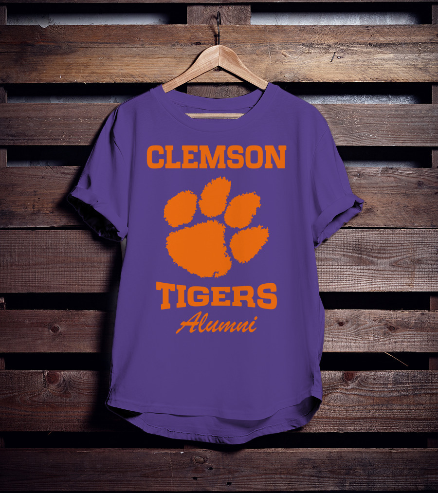 Clemson Tigers Alumni Paw Prints T-Shirt
