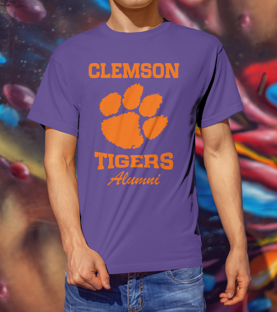 Clemson Tigers Alumni Paw Prints T-Shirt