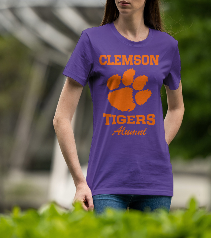 Clemson Tigers Alumni Paw Prints T-Shirt