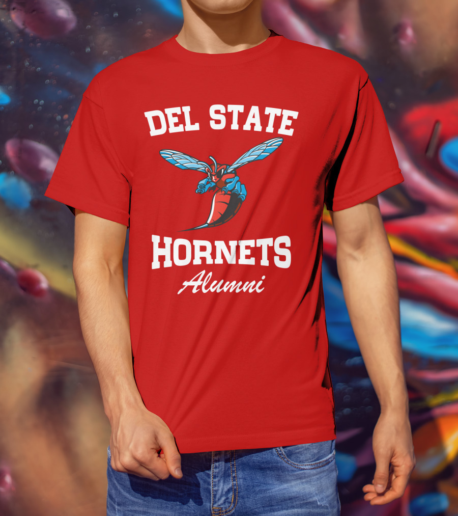 Del State Hornets Alumni T-Shirt