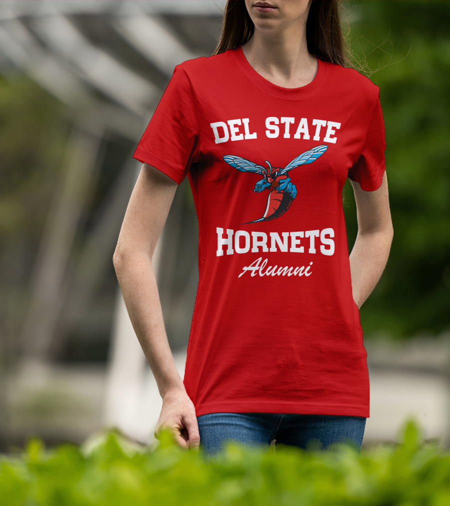 Del State Hornets Alumni T-Shirt