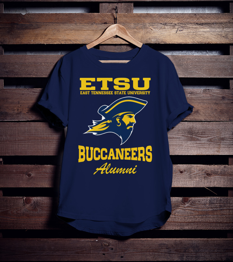 ETSU East Tennessee State University Buccaneers Alumni T-Shirt
