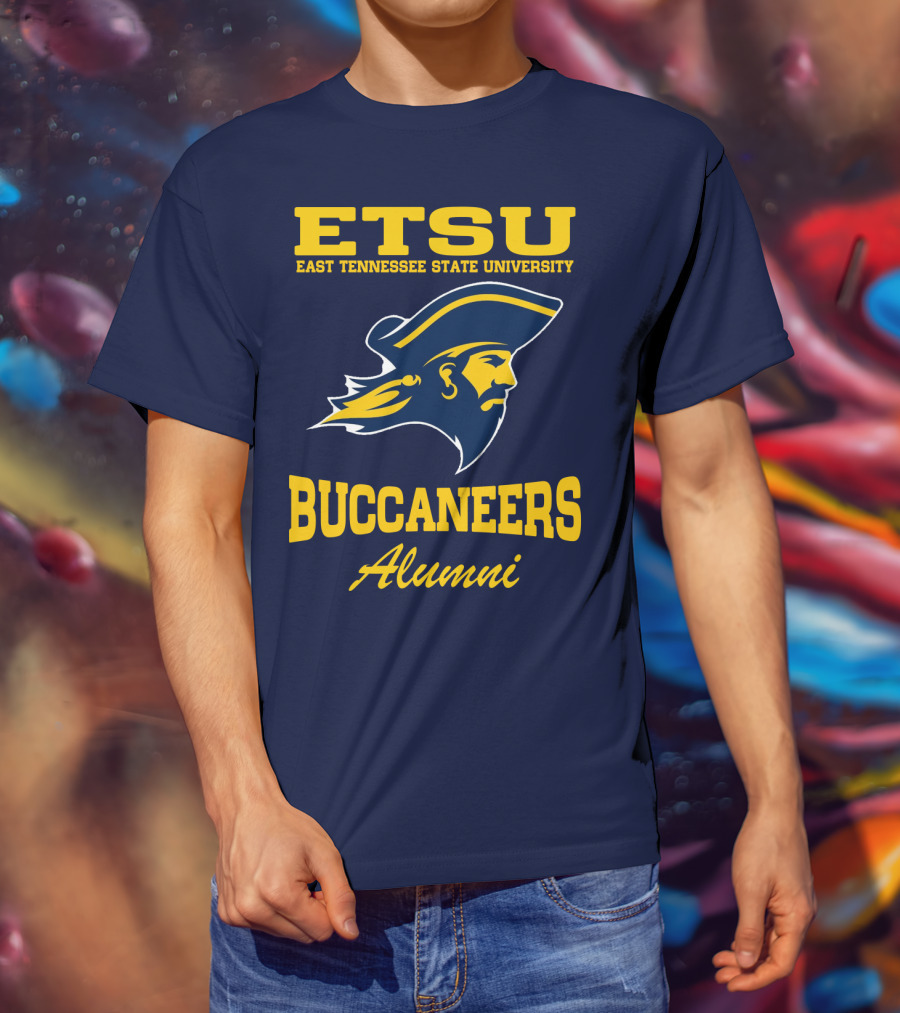 ETSU East Tennessee State University Buccaneers Alumni T-Shirt