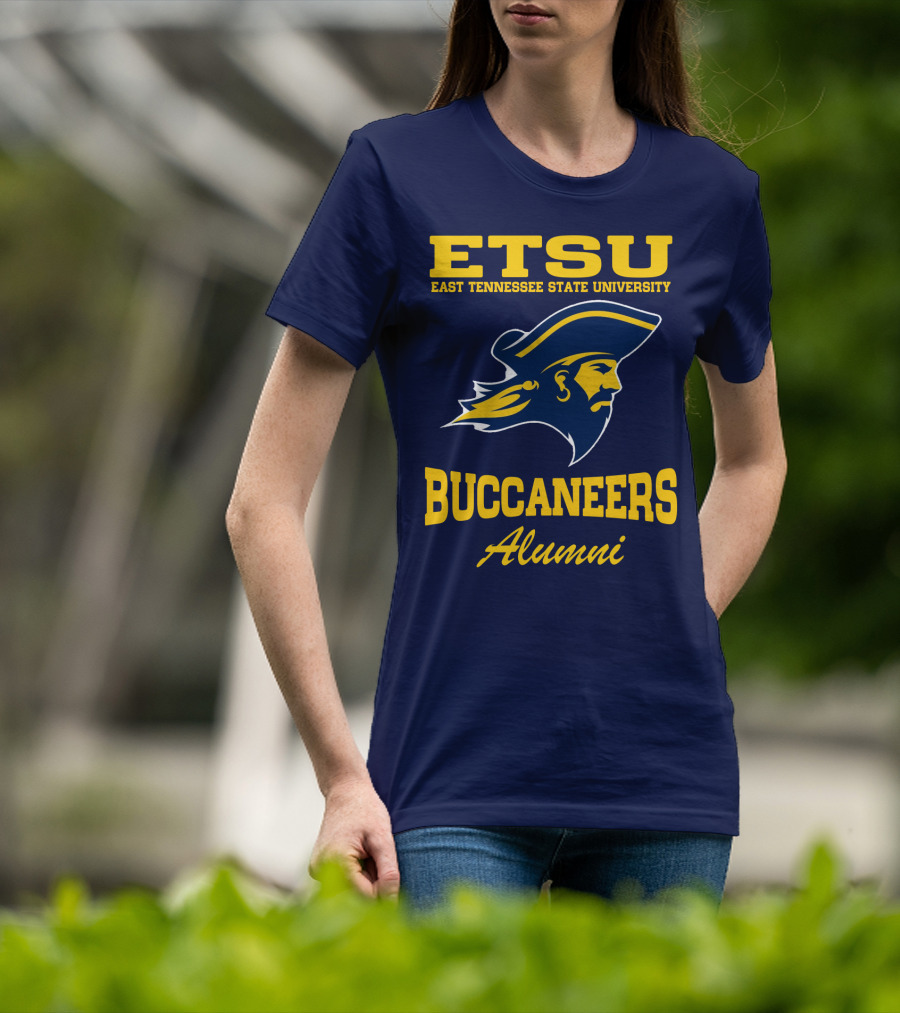 ETSU East Tennessee State University Buccaneers Alumni T-Shirt