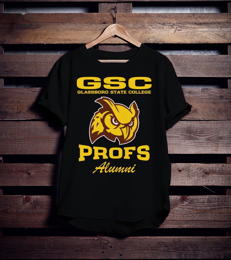 GSC Glassboro State College Profs Alumni Owl T-Shirt
