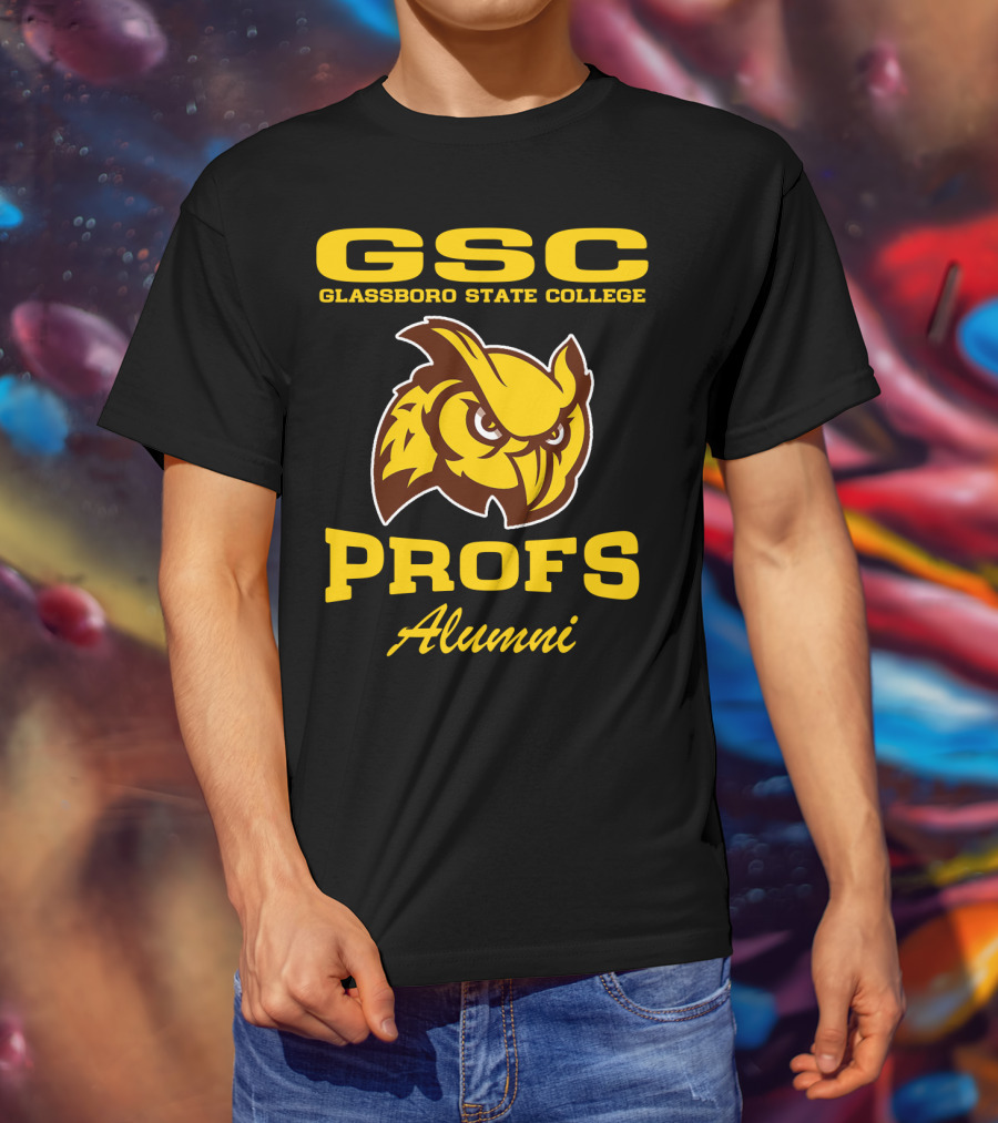 GSC Glassboro State College Profs Alumni Owl T-Shirt