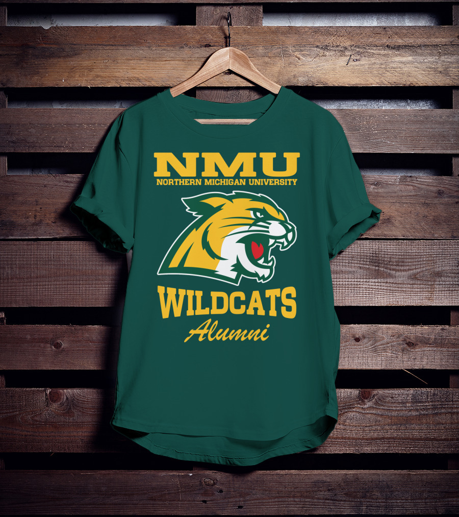 NMU Northern Michigan University Wildcats Alumni T-Shirt