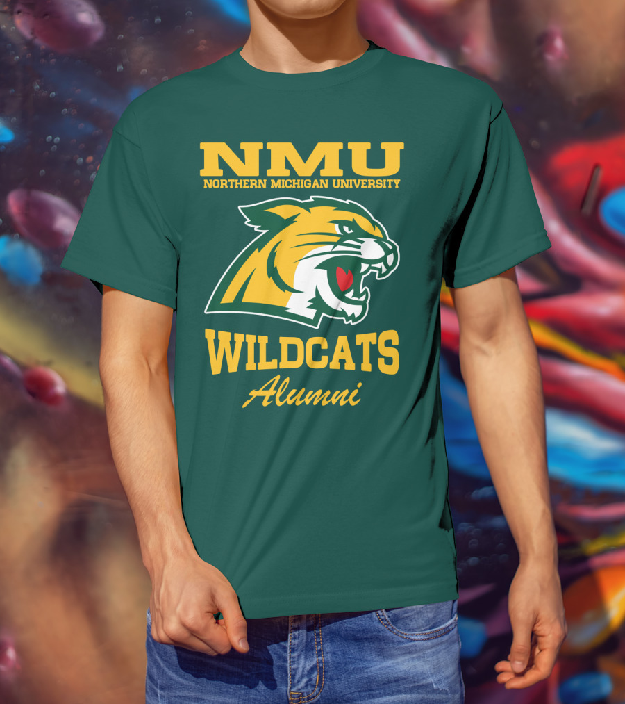 NMU Northern Michigan University Wildcats Alumni T-Shirt