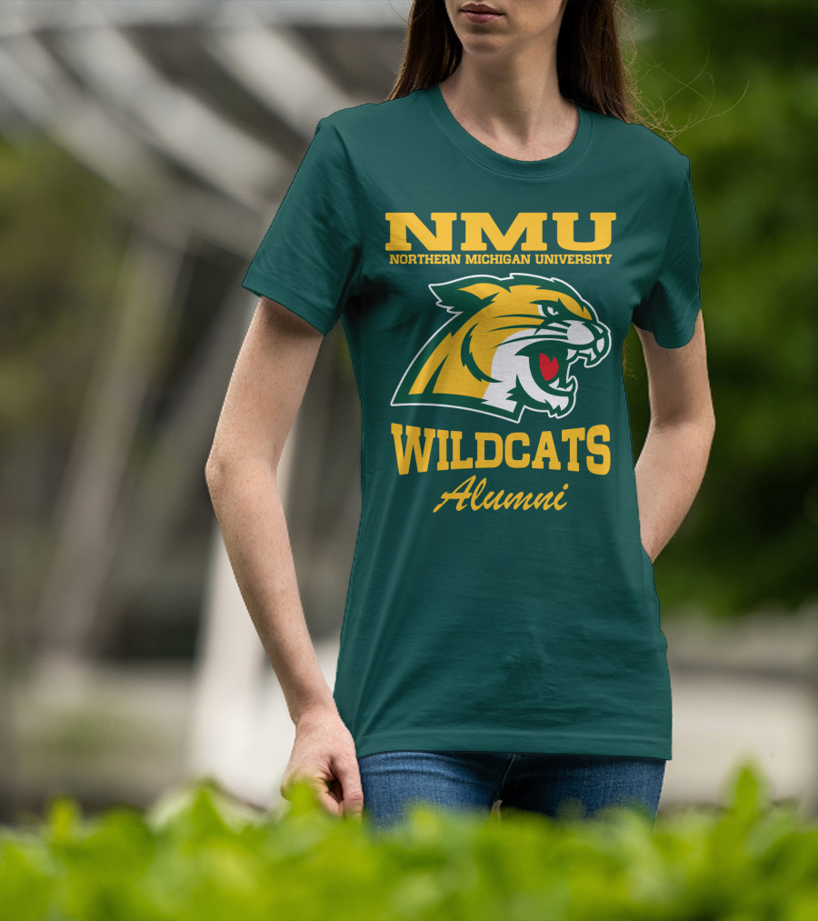 NMU Northern Michigan University Wildcats Alumni T-Shirt