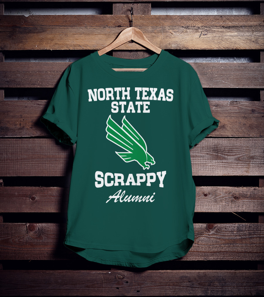 North Texas State Scrappy Alumni T-Shirt
