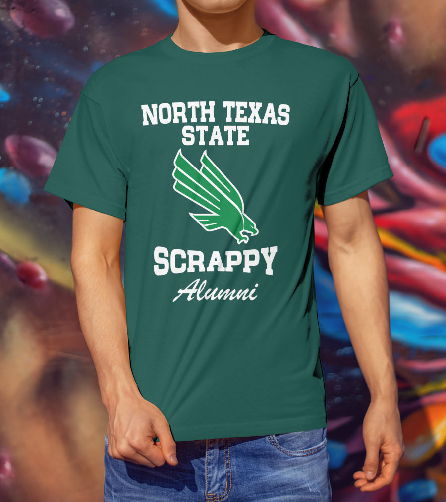 North Texas State Scrappy Alumni T-Shirt