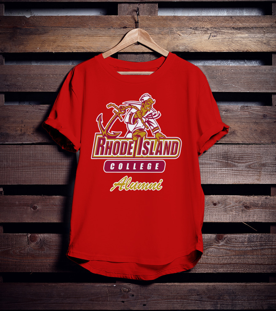 Rhode Island College Alumni Anchor Sailor T-Shirt