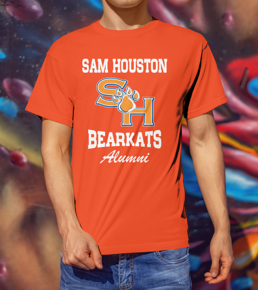 Sam Houston Bearkats Alumni SH Paw T-Shirt