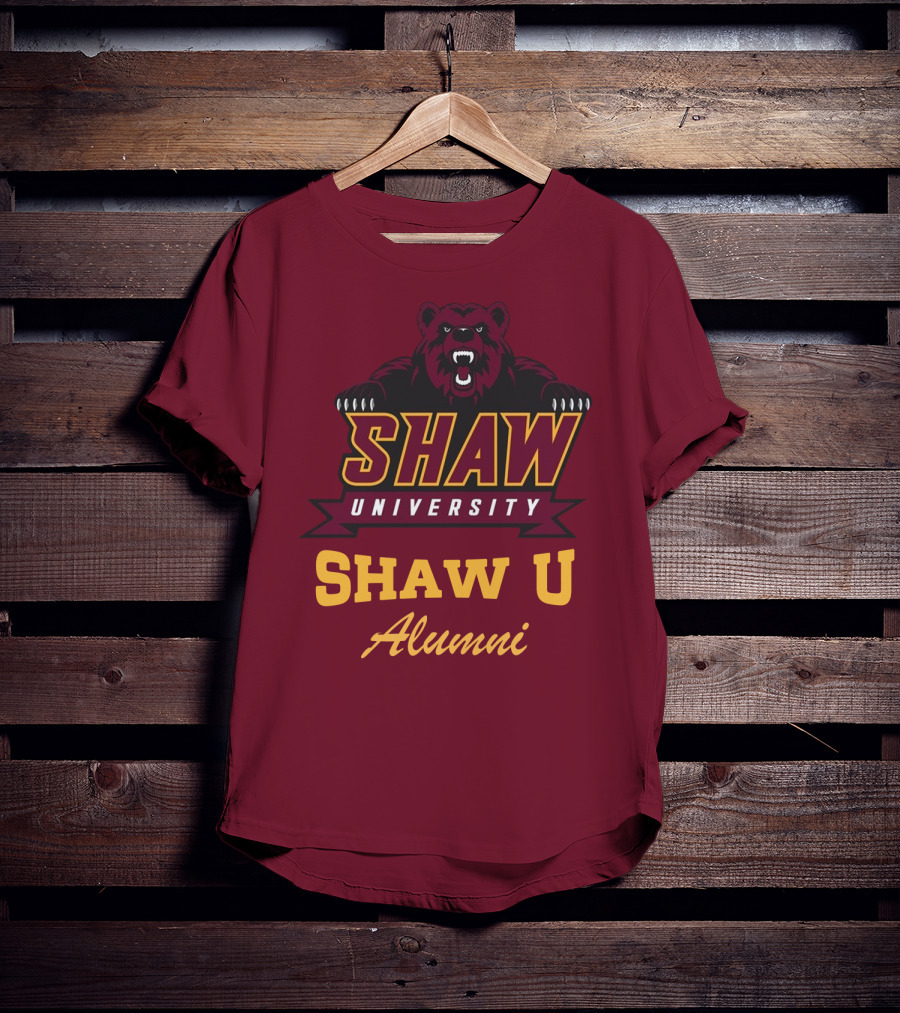 Shaw University Bear Shaw U Alumni T-Shirt