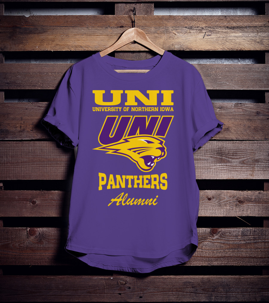 UNI University Of Northern Iowa Panthers Alumni T-Shirt