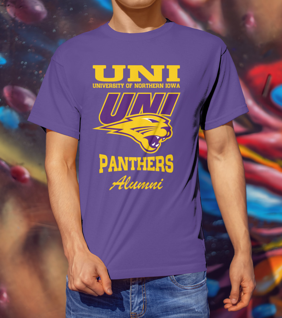 UNI University Of Northern Iowa Panthers Alumni T-Shirt