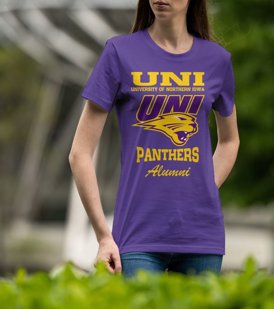 UNI University Of Northern Iowa Panthers Alumni T-Shirt