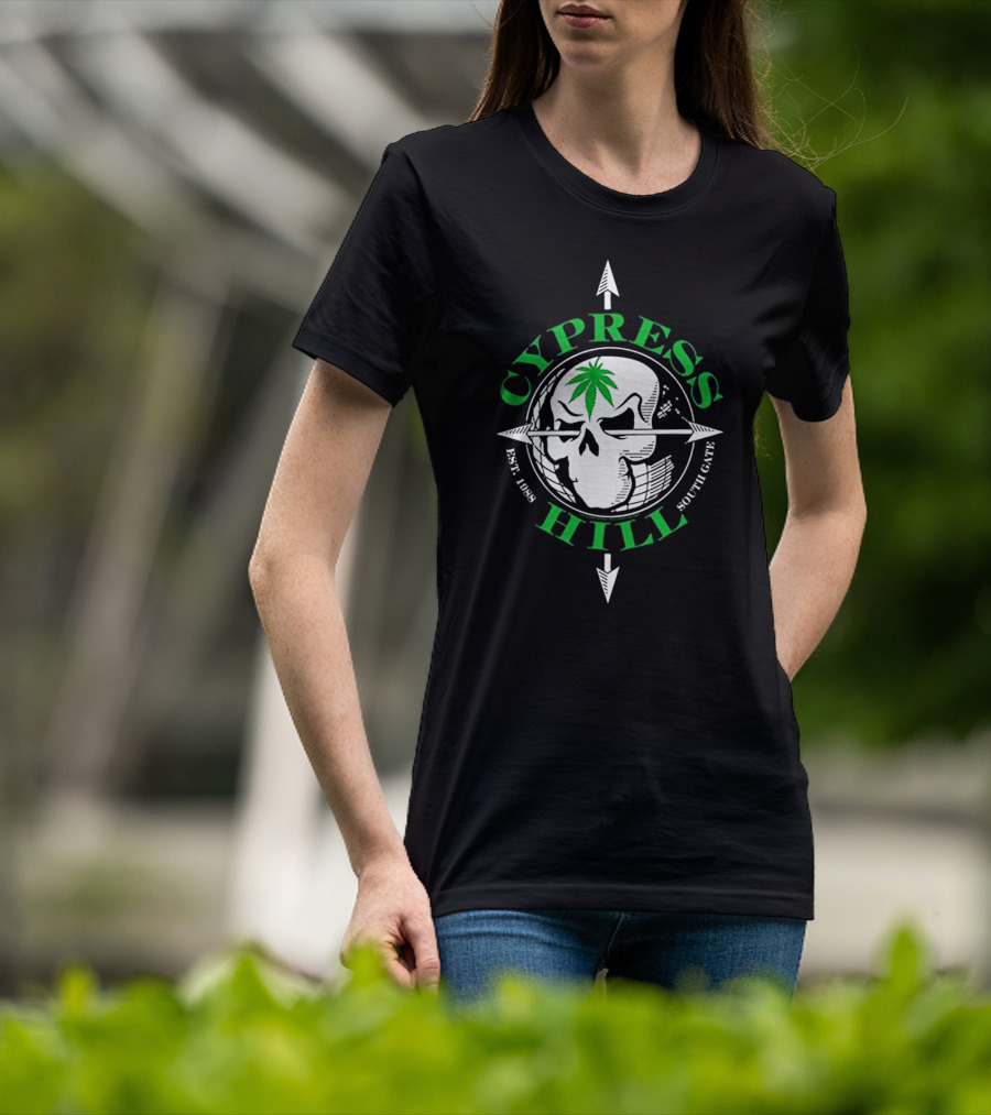 Cypress Hill Est. 1988 South Gate Skull T-Shirt