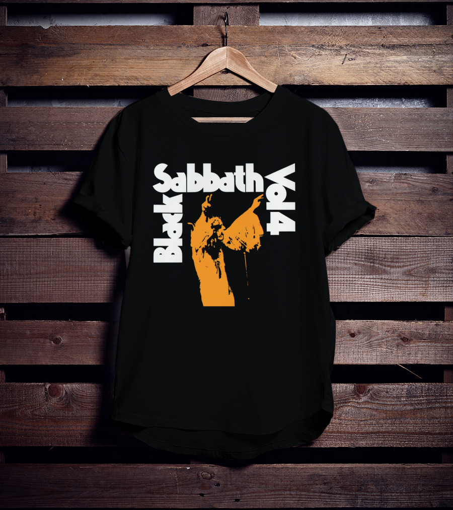 Black Sabbath Vol 4 Black T-Shirt