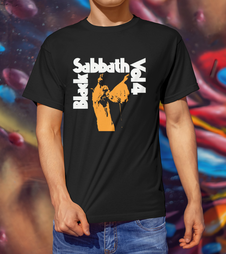 Black Sabbath Vol 4 Black T-Shirt