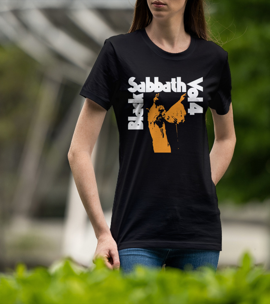Black Sabbath Vol 4 Black T-Shirt