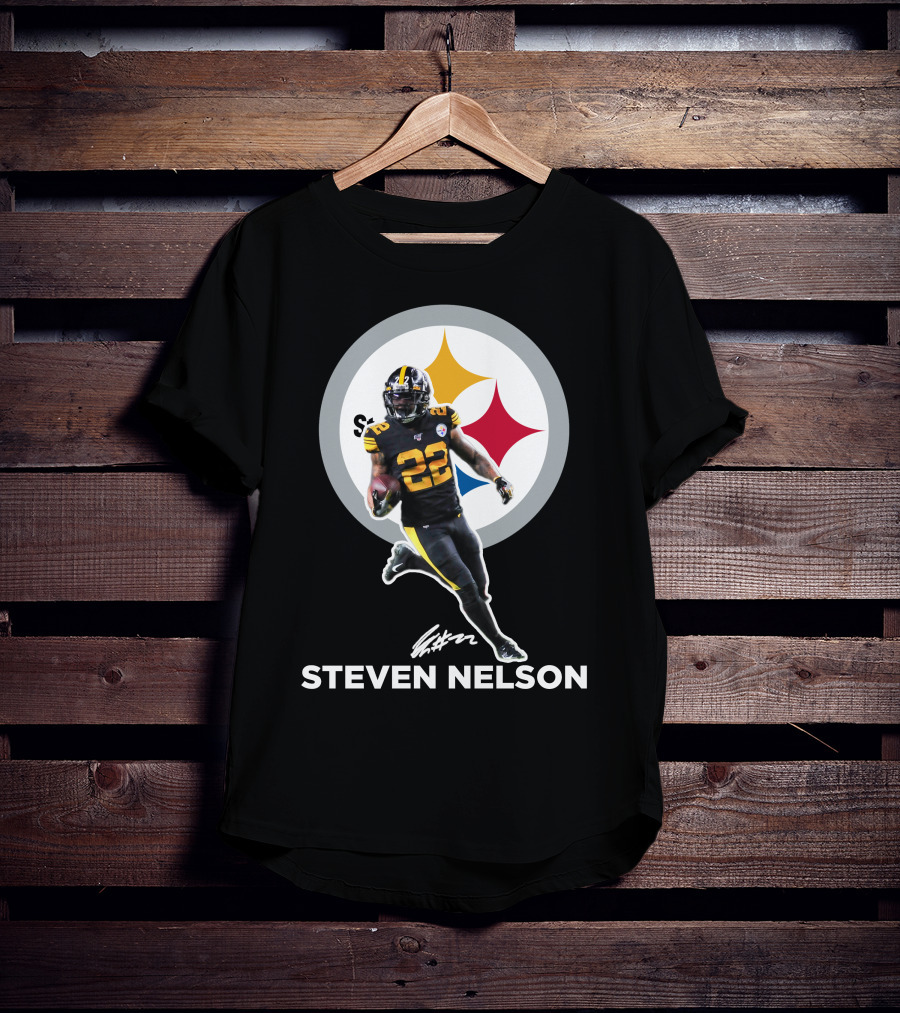 Steven Nelson Pittsburgh Football Number 22 T-Shirt