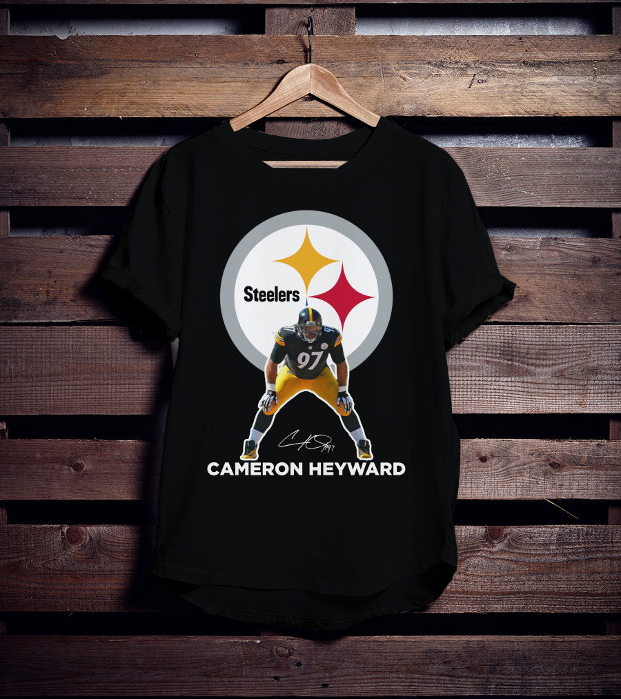 Cameron Heyward Pittsburgh Steelers 97 Nfl Player Signature T-Shirt