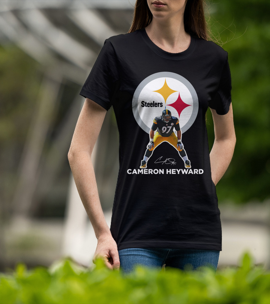 Cameron Heyward Pittsburgh Steelers 97 Nfl Player Signature T-Shirt