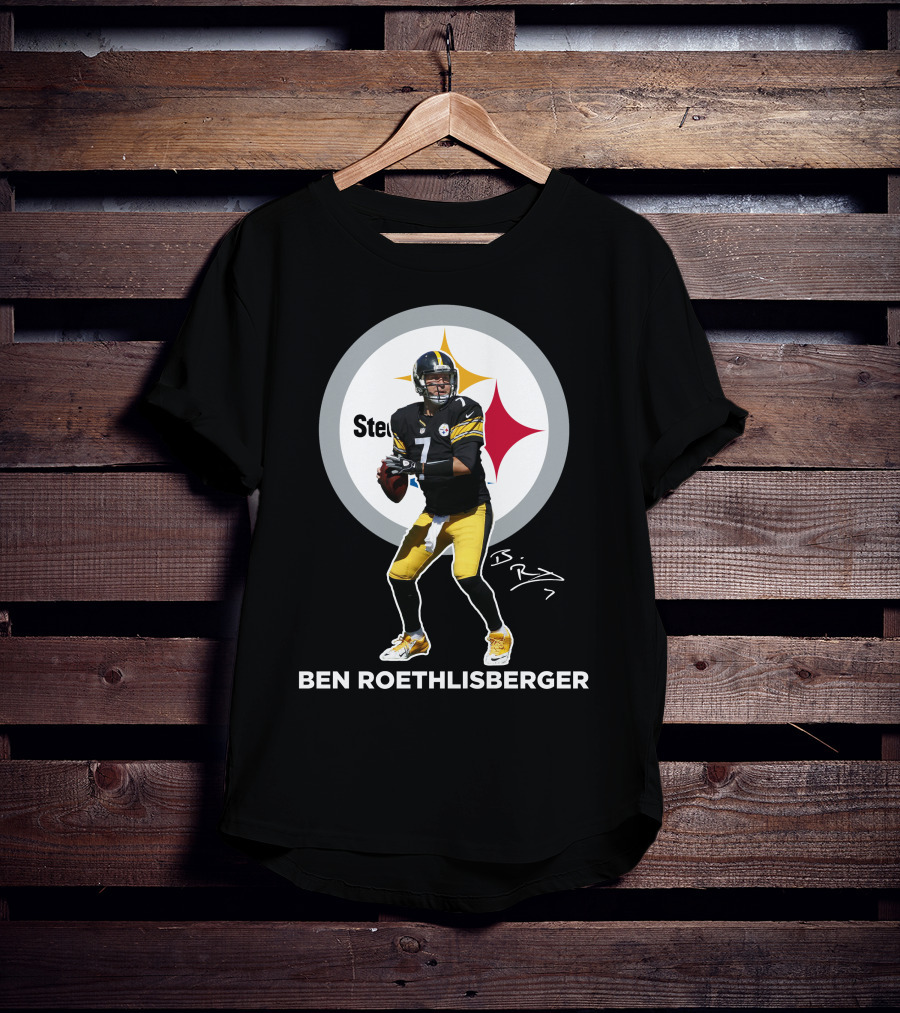 Ben Roethlisberger Steelers Number 7 T-Shirt
