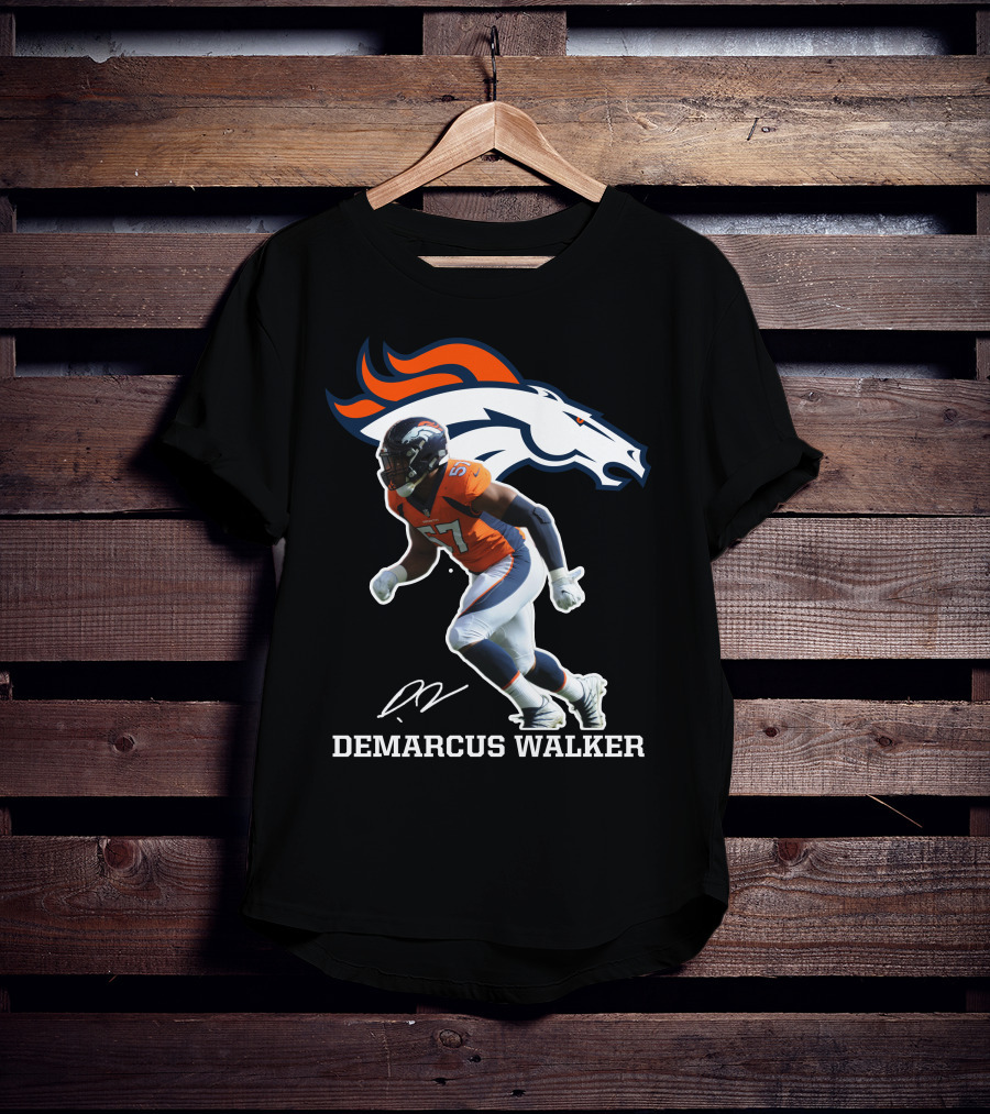Demarcus Walker Denver Broncos 57 Football Player T-Shirt
