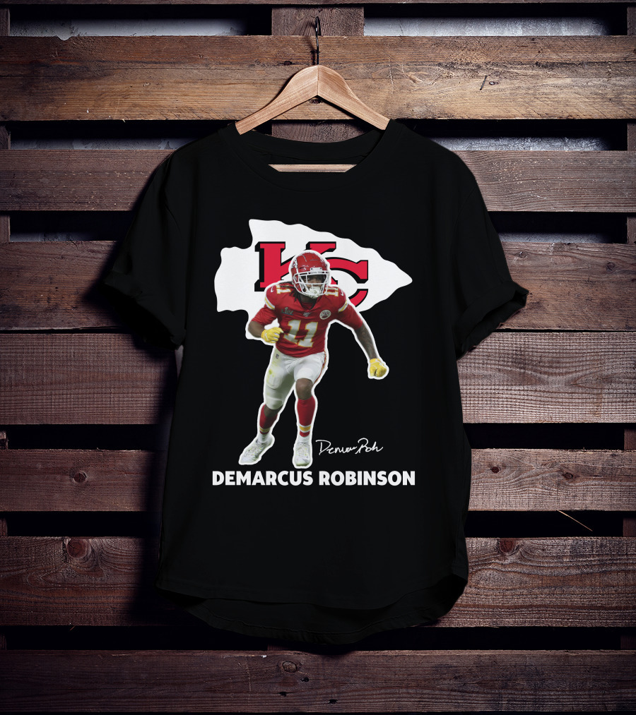 Kansas City Chiefs Demarcus Robinson NFL Player Number 11 NFLPA T-Shirt