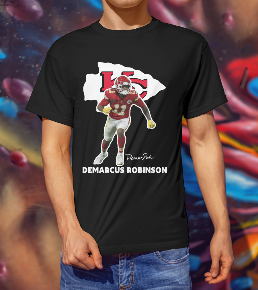 Kansas City Chiefs Demarcus Robinson NFL Player Number 11 NFLPA T-Shirt